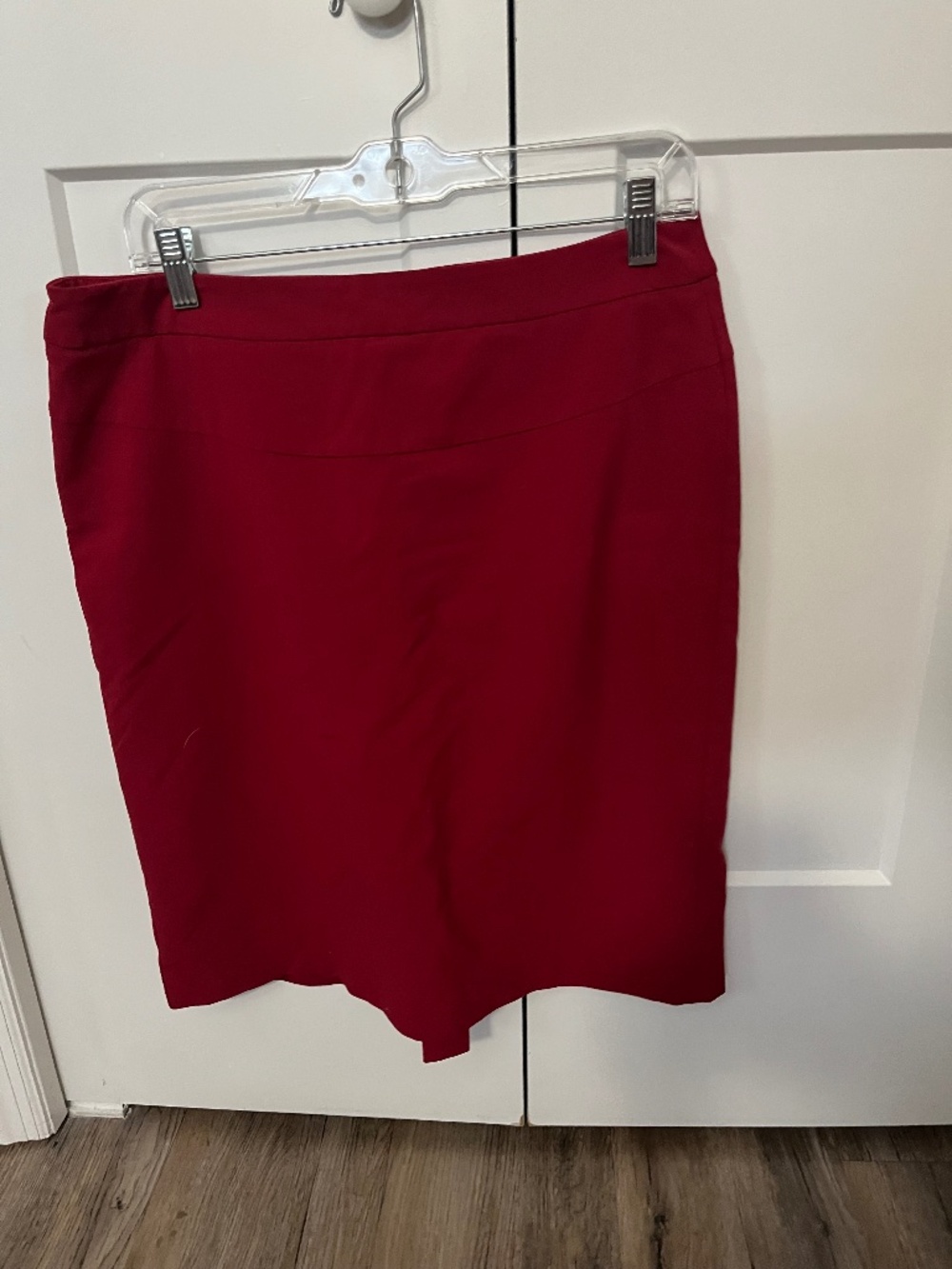 Worthington Works Women's Red Pencil Skirt